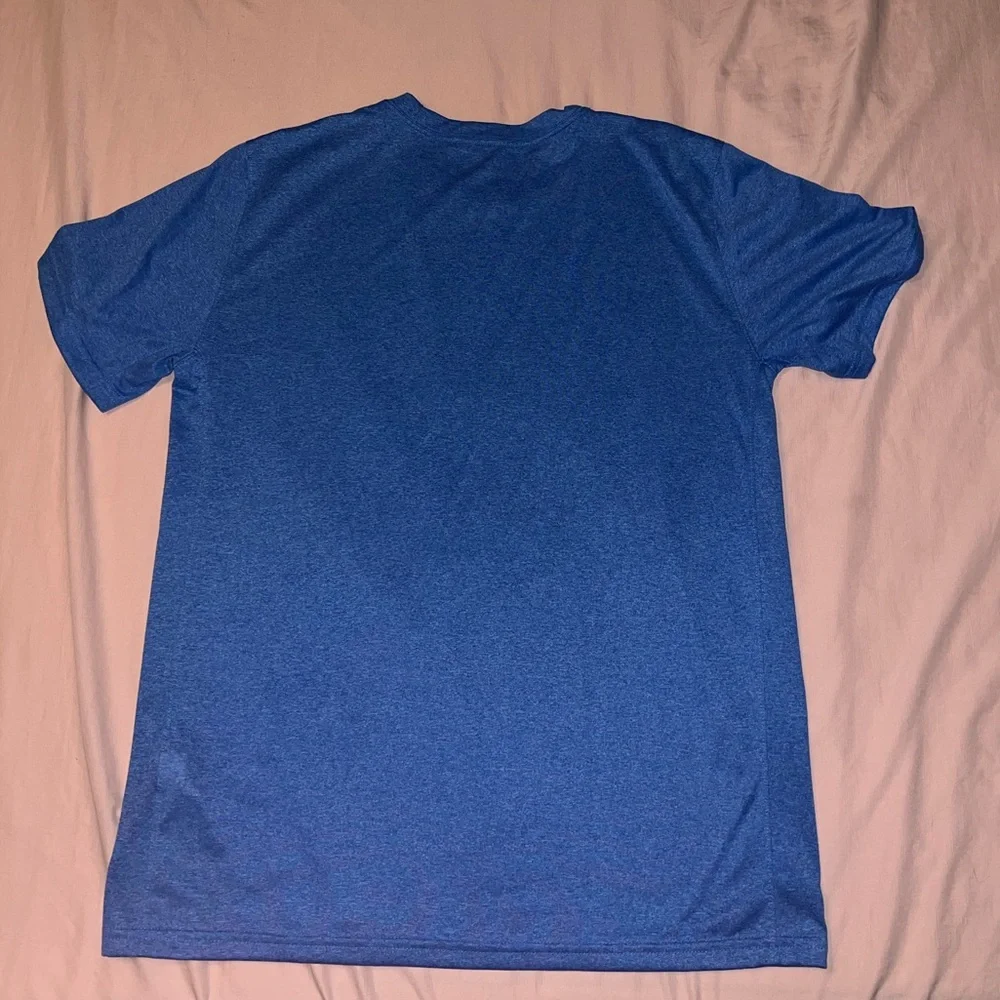 Nike Dri-FIT Athletic Shirt Heathered Blue Size L